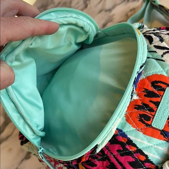 Vera Bradley Pueblo Colorful Geometric Quilted Backpack - Picture 4 of 14